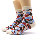 Camouflage Men Cotton Fashion Cool Socks Army Green Wear Stockings